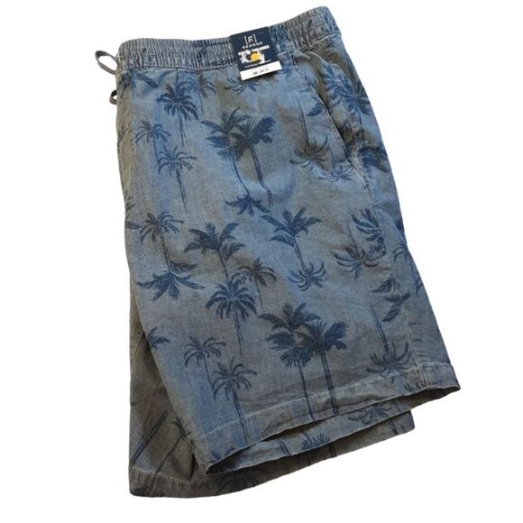 George Shorts‎ Above Knee Stretch Waist Men's Size 2XL 44-46 NWT - Picture 2 of 13